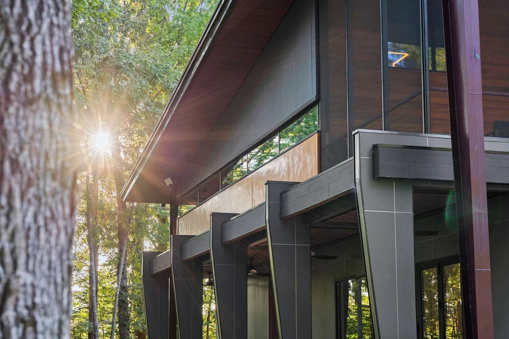 Custom steel building design blueprint and 3D rendering