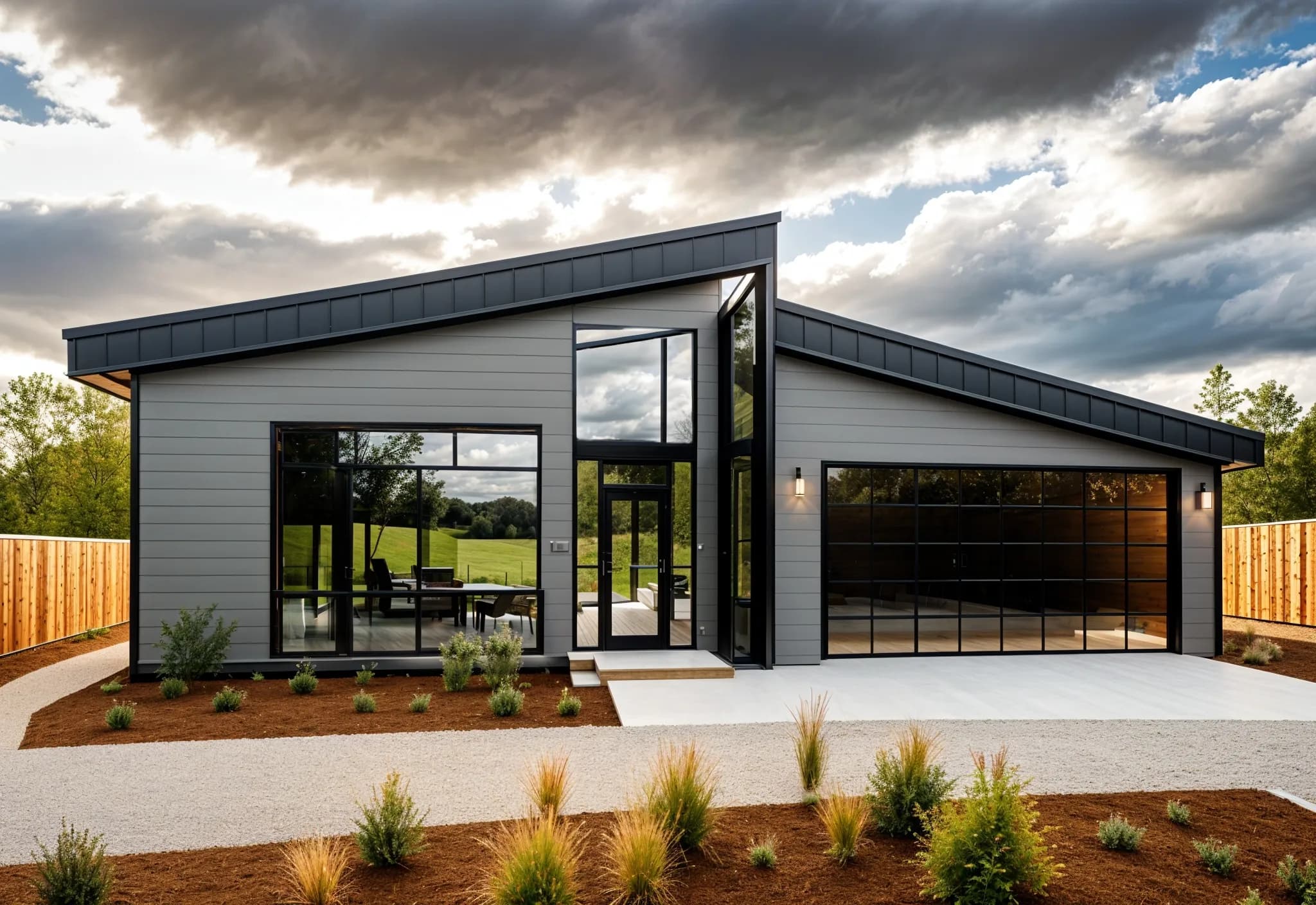 Single Slope style steel building